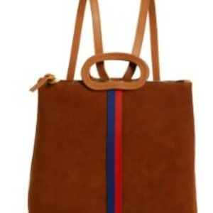 Clare V. Marcelle Suede Tote Backpack